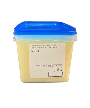 Authentic Homemade Tallow (1000g) & Wendler's Herbal Salt (50g) - Premium Franconian Craft Butcher Quality for International Shipping - Buy Online on GoSupps.com
