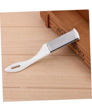 Housoutil Pedicure Foot File Foot Tool Handle Foot Pedicure Tools Sandpaper Tool Double-Side Foot Pedicure Tools for Feet Exfoliating Pedicure File White - Buy Online on GoSupps.com