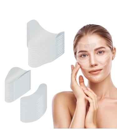 Lot de 63 patchs anti-rides r utilisables pour traitement des rides du front pour les yeux la bouche le front traitement anti- ge pour femme