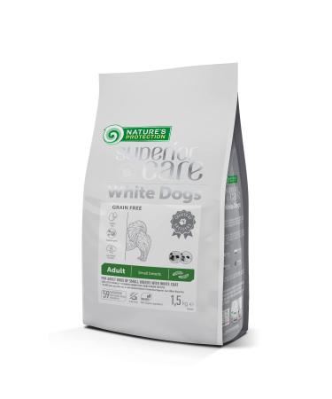 Nature's Protection superior care dry food for dogs insect proteins - hypoallergenic dog food grain -free for adult all small and mini races - insects 1.5kg insects 1.5 kg (1 Pack)