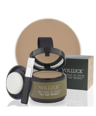 Fullylach Approach powder - hair powder Volume for women and men hair compression hair styling powder hairline hide as a waterproof hair make -up - 4g (brighter coffee)