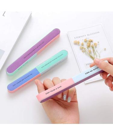 Nail File Sanding Buffer Manicure Pedicure Lightweight 6 Sided Polish Buffing Tool for Professional Use or Home Use - Buy Online on GoSupps.com