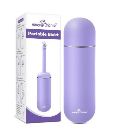 Portable Peri Bottle for Postpartum & Perineal Care: EasyHome Handheld Bidet Perfect for Personal Hygiene Cleaning & Travel Friendly | 380ml Leakproof & Convenient Design | EPB-01 Purple - Buy Online on GoSupps.com