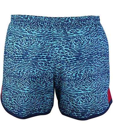 Nike Big Girls' Dri-Fit 5K Printed Running Shorts - Light Blue - Large | Ages 7-16 - Buy Online on GoSupps.com
