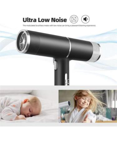 xorea Professional Hair Dryer Negative Ionic Blow Dryer Hot Cold Wind Salon Hair Styler Tool Electric Hair Blowdryer Easy to Use US Plug - Buy Online on GoSupps.com