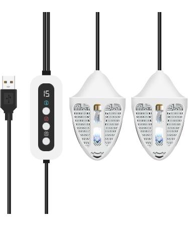 Electric Shoe Dryer and Deodorizer - Sterilizing, Noiseless Boot Dryer in White - Buy Online on GoSupps.com