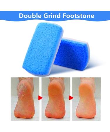 4PCS Pumice Stone Foot Scrub Double Pumice Foot Stone Pumice Foam Glass Peeling Exfoliating Foot Massage - Buy Online on GoSupps.com