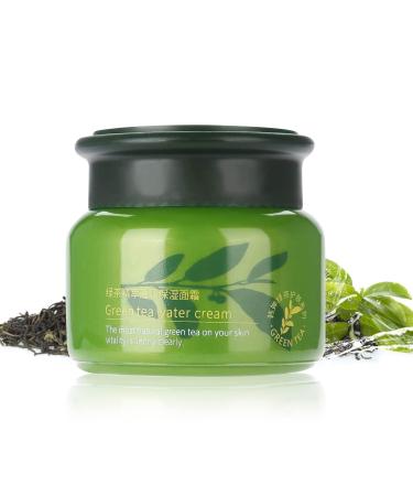 50g Green Tea Facial Cream Anti Aging Retinol Moisturizer Cream for Face - Natural and Organic Cream Anti-Wrinkles Repair Firming Skin Cream for All Skin Types