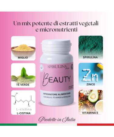 Hair Nails & Skin Mil L-Cystine Spirulina Green Tea Zinc and Vitamin E 90 Tablets to 600mg - Buy Online on GoSupps.com