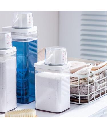MeYuxg Detergent Box 1100 ml Detergent Dispenser with Detergent Dosing Aid Measuring Cup Washing Powder Dispenser for Apply Detergent Storage Liquid Washing Powder Box - Buy Online on GoSupps.com