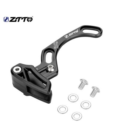 Fafeims Aluminium Alloy Bike Single Chain Guide ISCG 05 Bottom Bracket Chain Guide Clamp Components (ISCG 05 Black)