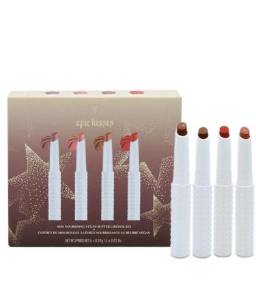 Kat Von D Epic Kisses Mini Nourishing Vegan Butter Lipstick 4 Piece Set - Lolita  Shedefined  Zine Queen  Role Breaker  - Buy Online on GoSupps.com