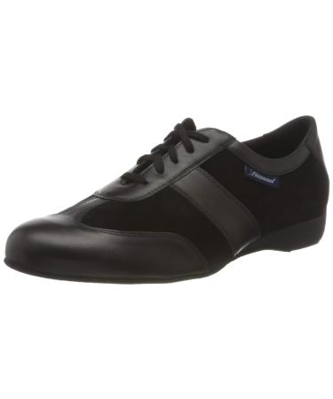 Diamant Men's Ballroom Sneakers 123-225-070 37 1/3 EU Wide Black