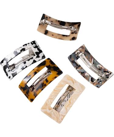 New 2025 Women Hair Claws Hairpin Barrettes Leopard Print Hair Clips Large Geometry Headwear For New For Fashion Ponytail Hair Accessories Hairgrip Jewelry Fashion Accessories Creative Gift - Buy Online on GoSupps.com