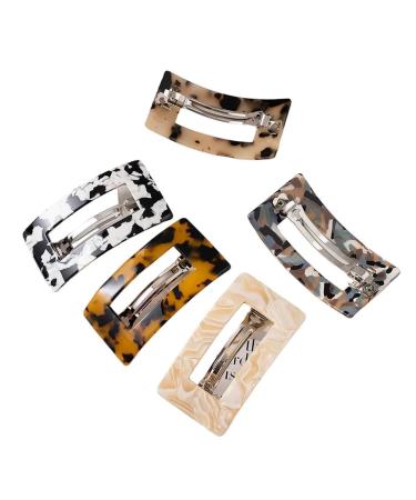 New 2025 Women Hair Claws Hairpin Barrettes Leopard Print Hair Clips Large Geometry Headwear For New For Fashion Ponytail Hair Accessories Hairgrip Jewelry Fashion Accessories Creative Gift