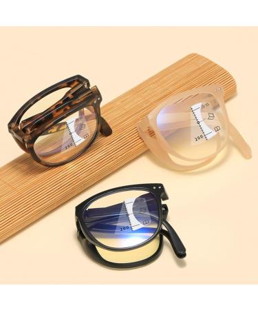 Portable Folding Reading Glasses for Women Men Blue Light Blocking Readers Multifocus Anti Glare Glasses(Couleur:Noir Grandeur:2.0x) - Buy Online on GoSupps.com