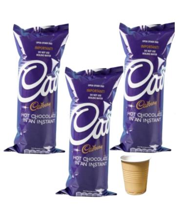 Instant Hot Chocolate Bundle With Dairy Milk 25 Cups Hot Chocolate (3 Pack)