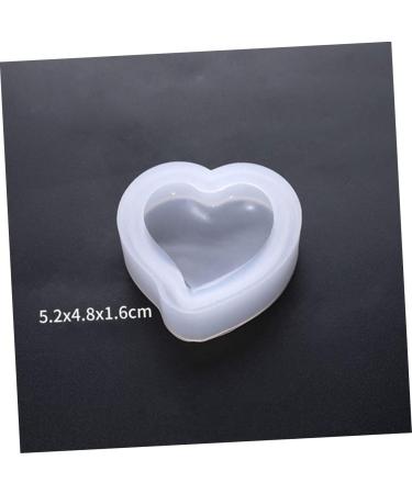 3pcs Silicone Molds Heart Silicone Casting Art Molds Japanese Cute Serving Plate Epoxy Jewelry Molds Crystal Drop Mold Jewelry Making Mold Cake Mold Accessories White M White - Buy Online on GoSupps.com