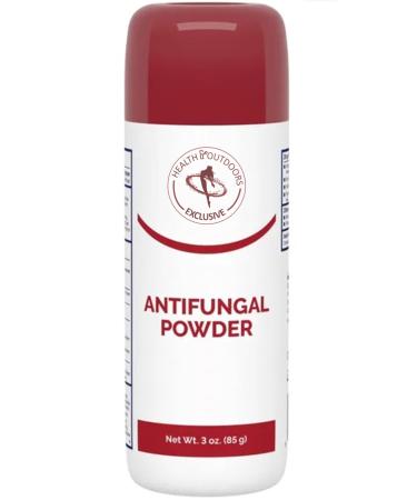 HEALTH & OUTDOORS Antifungal Powder 3oz Tube for Common Fungal Infections Athlete's Foot and Ringworms Moisture Absorbing Topical Powder 1