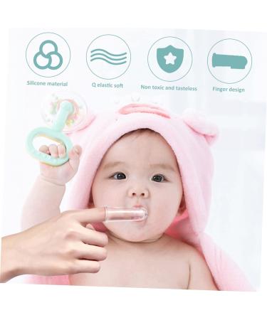 Shop Healeeved Silicone Milk Toothbrush for Babies - 360 Oral Care Training Toothbrush in Colorful 2-Piece Packs - Buy Online on GoSupps.com