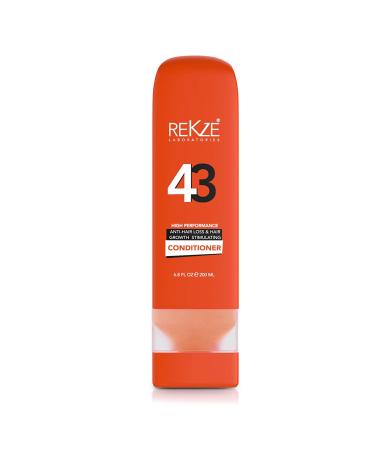 REKZE 43 Conditioner - Clinically Proven Hair Growth Stimulating & Anti-Hair Loss - DHT Blocker for Thinning, Thickening, and Damaged Hair - All Hair Types, Color Treated - Buy Online on GoSupps.com
