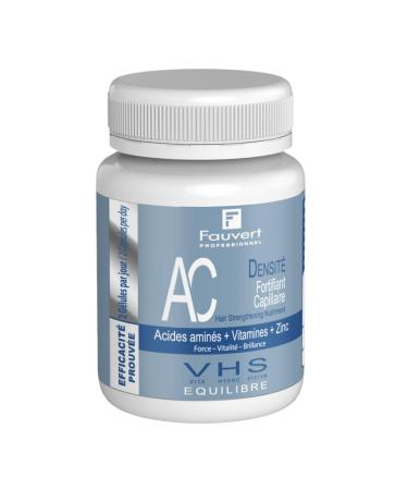 Fauvert Professionnel Compl ment Alimentaire Cheveux - Anti Chute Brillance & Pousse - Vitamine B6 + Zinc - Repousse Cheveux pour Femme & Homme - Fabriqu en France - Cure 3 mois - 3x60 G lules
