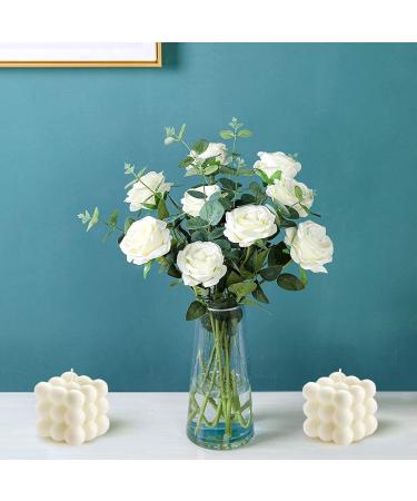 2PCS Vanilla Scented Bubble Cube Candles - Soy Wax, Aesthetic Design for Home Office Decor - Danish Pastel Trendy Room Accents - Buy Online on GoSupps.com