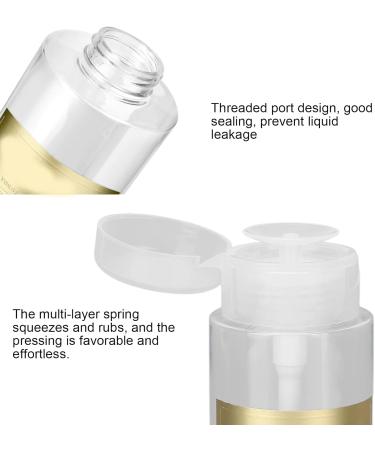 Nail Polish Remover Pump Bottle Dispenser 150ml Push Down Cleanser Dispenser Bottle Travel Empty Liquid Container Clear Empty Refillable Pump Dispenser for Nail Makeup Remover - Buy Online on GoSupps.com