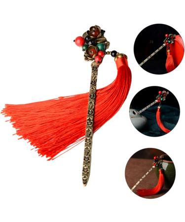 Mikinona Hairpin Vintage Decor Chinese Vintage Hair Clips Chinese Hair Chopstick Chinese Hair Accessories Hair Bun Stick Hanfu Hair Sticks Chinese Hair Forks Classic Alloy Woman Metal - Buy Online on GoSupps.com