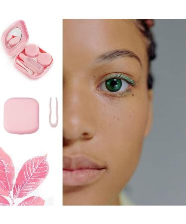 Pink Contact Lenses Container - Travel Set for Soft Lenses & Daily Accessories - Buy Online on GoSupps.com