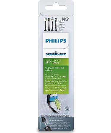 Philips Sonicare Optimal Whitening Black BrushSync Heads - 4 Pack | Compatible with All Sonicare Handles - Buy Online on GoSupps.com