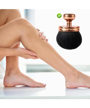 Extra Large Blend & Blur Body Makeup Brush | Professional Self Tanning & Foundation Applicator | Rose Gold | Includes Drawstring Bag - Buy Online on GoSupps.com