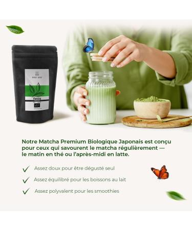 Mary Rose Th Vert Matcha BIO Premium du Japon 30g - Th en Poudre - Buy Online on GoSupps.com