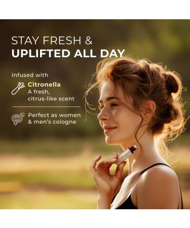 Gya Labs Citronella & Peppermint Roll On Set - Essential Oils Aromatherapy Roll On with Essential Oil Set - 2x0.34 fl oz - Buy Online on GoSupps.com