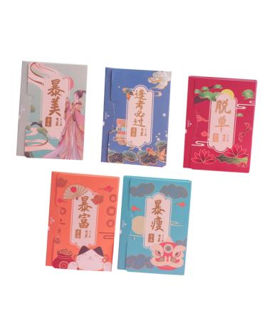 Housoutil 5 Oil Blotting Paper Absorbing Tool Facial Oil Wipes Oil-Absorbing Papers Oil Control Facial Tissue Oily Skin Care Face Flax Wood Pulp Tissue Paper Men and Women Clean