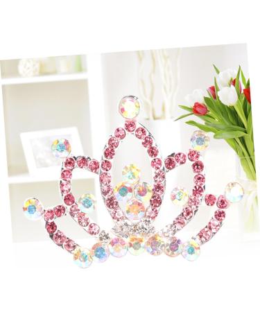 Angoily Crown Hair Comb Hair Accessories Toddler Crowns and Tiaras Girls Tiara Rhinestone for Girls Diamond Headpiece Crystal Headpiece Tiara for Girls Hairpin Child Rhinestones Headgear - Buy Online on GoSupps.com