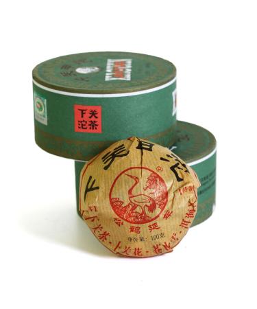 GOARTEA 100g (3.52 oz) 2016 Yunnan Xia Guan Jia Ji Jiaji Tuo Cha puer Pu'er Puerh Raw Tea Cake Boxed pu-erh