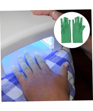 FOMIYES 1 Pair Nail Gloves Anti UV Gloves UV Protection Glove Shield Gloves Fingerless Gloves UV Gel Manicure Gloves Fingerless Mitts Gloves UV Shield Gloves Elastic Spandex UV - Buy Online on GoSupps.com