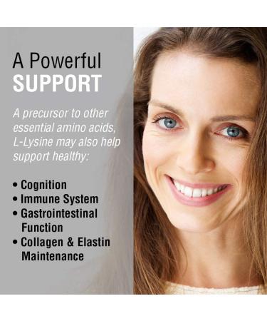 Solaray L-Lysine 500 mg - 60 VegCaps | Immune Support & Healthy Skin - Buy Online on GoSupps.com