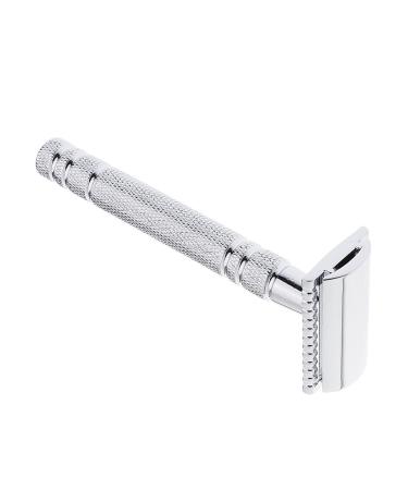 Men's Double Edge Safety Razor Set - 3 Classic Alloy Manual Shavers in Silver | Premium Grooming Essentials for a Close Shave - Buy Online on GoSupps.com