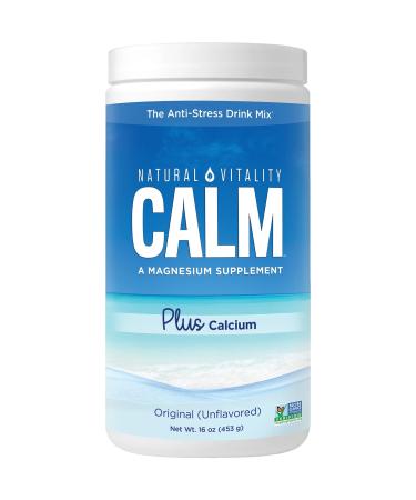 Natural Vitality Natural Vitality Calm Plus Calcium Original (Unflavored) 16 oz (454 g)