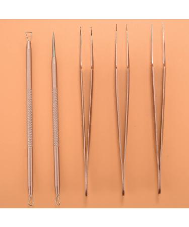 Lizusidtsy Blackhead Remover Pimple Tool Kit Blackhead Extractor Tool Blemish Whitehead Popping Tool with Portable Metal Case - Buy Online on GoSupps.com