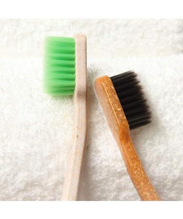 Buy WXPJMDFC BPA-Free Soft Bristle Toothbrushes - Biodegradable Charcoal Travel Set (6 Pack) for Men & Women | Eco-Friendly Body Care - Buy Online on GoSupps.com