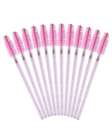 300PCS Pink Crystal Eyelash Mascara Brushes Wands Applicator Makeup Kit - Pack of 1 - Buy Online on GoSupps.com