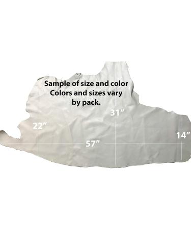 Large Leather Remnants - 2 lbs. (2-4 pieces) Assorted Colors | Leather Craft Supplies - Buy Online on GoSupps.com