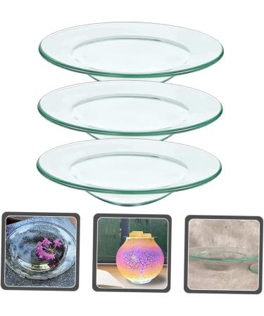 Vicasky Fragrance Candle Set - 3 Aromatic Oil Pan Heating Tablets & Insulating Glass Shell - Essential Oil Burner Replacement - Buy Online on GoSupps.com