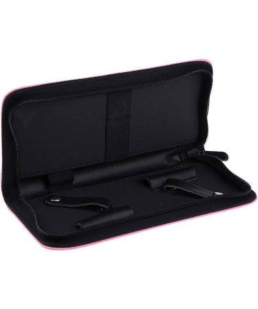 PU Hair Scissors Shears Bag Pet Hairdressing Tool Pouch Holster Case - Pink as described as described Pink - Buy Online on GoSupps.com