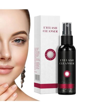 Lash Extension Cleanser - Lash Shampoo for Lash Extensions | 60ml Eyelash Cleanser for Extensions Gently Removes Makeup Cleans Eyelashes