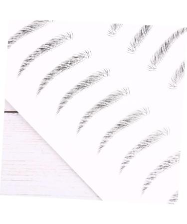 FOMIYES 4 Sheets Pairs Makeup Stickers Realistic Waterproof Imitation Eyebrows Cosmetic Supplies Hair Miss - Buy Online on GoSupps.com