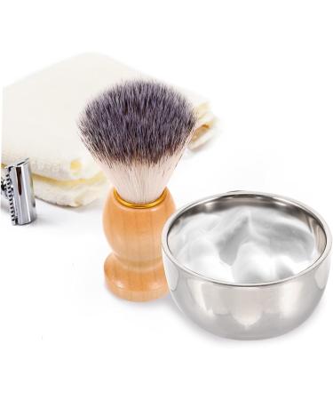 Frcolor Men's Beard Shaving Set - Razor Brush Mug & Bowl for Precision Grooming | International Shipping Available - Buy Online on GoSupps.com